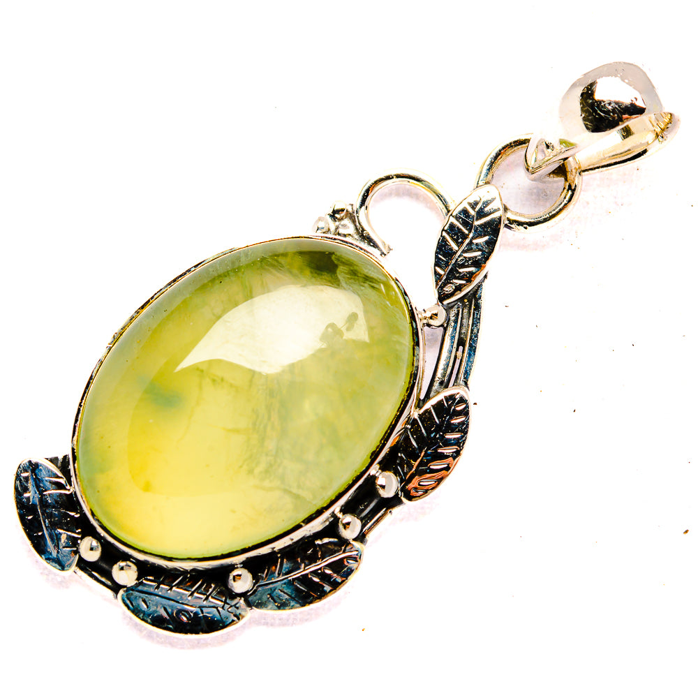 Prehnite Pendants handcrafted by Ana Silver Co - PD31035 - Photo 2