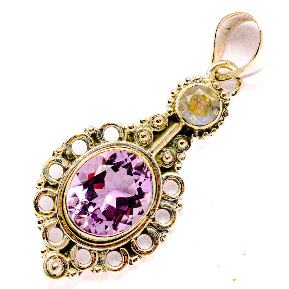 Amethyst Pendants handcrafted by Ana Silver Co - PD31052 - Photo 2