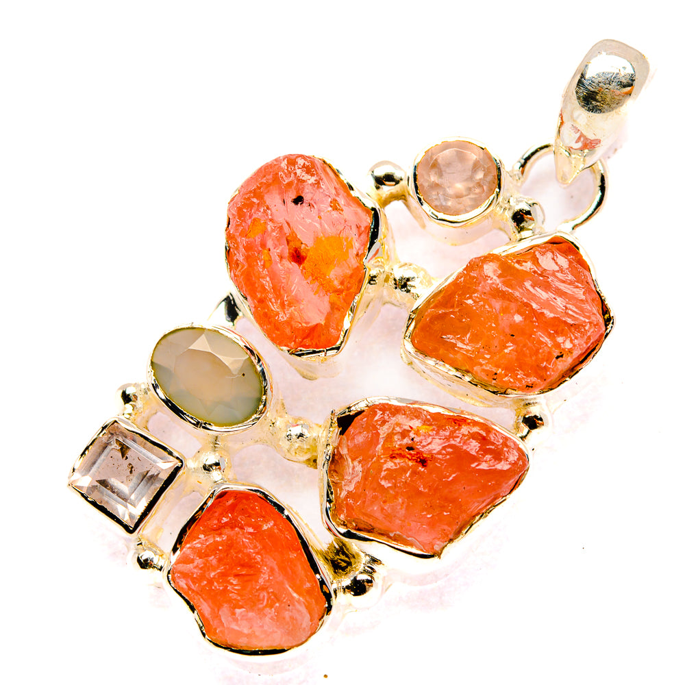 Rose Quartz Pendants handcrafted by Ana Silver Co - PD31066 - Photo 2