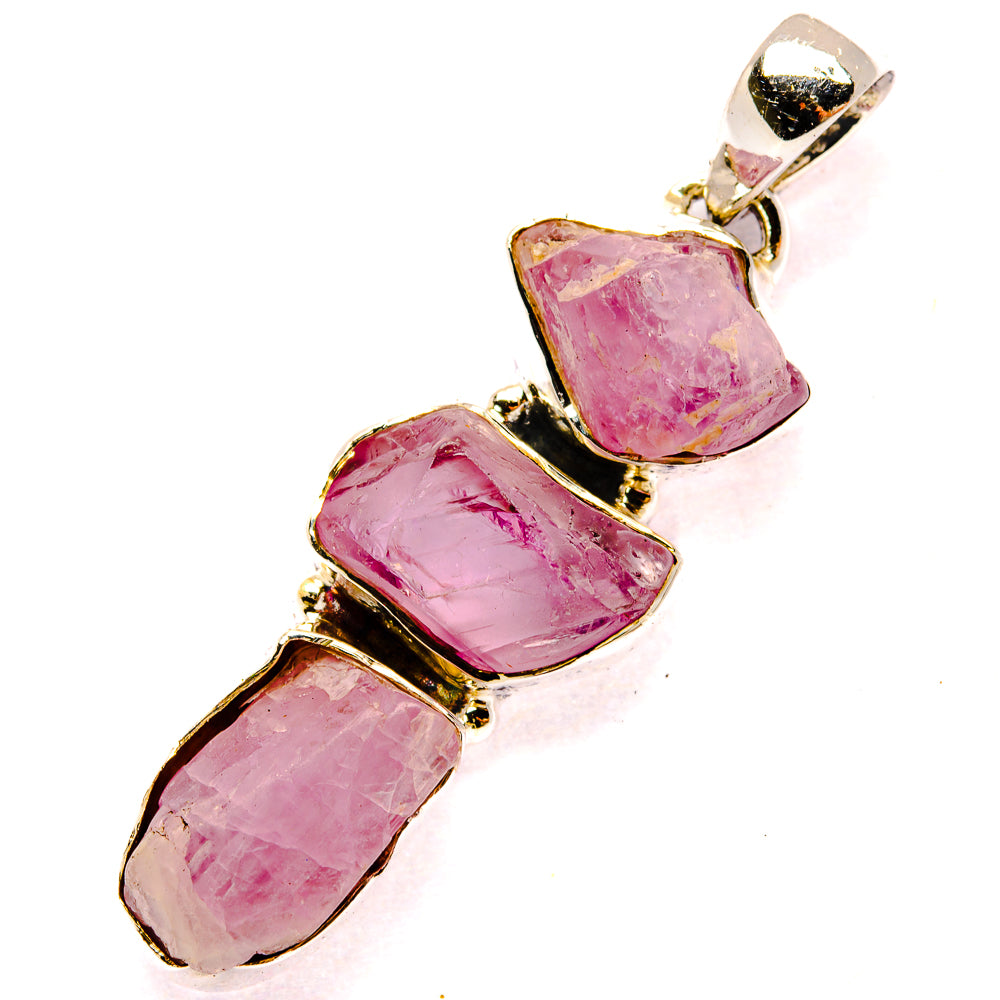 Pink Moonstone Pendants handcrafted by Ana Silver Co - PD31067 - Photo 2