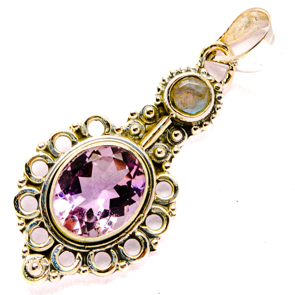 Amethyst Pendants handcrafted by Ana Silver Co - PD31073 - Photo 2