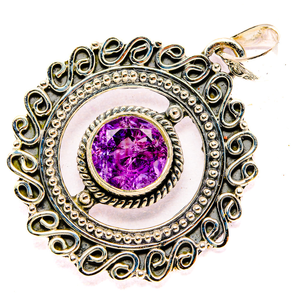 Amethyst Pendants handcrafted by Ana Silver Co - PD31074 - Photo 2