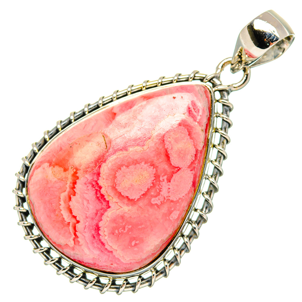 Rhodochrosite Pendants handcrafted by Ana Silver Co - PD31104 - Photo 2