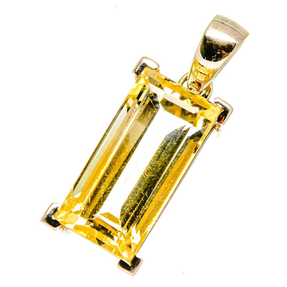 Citrine Pendants handcrafted by Ana Silver Co - PD3111