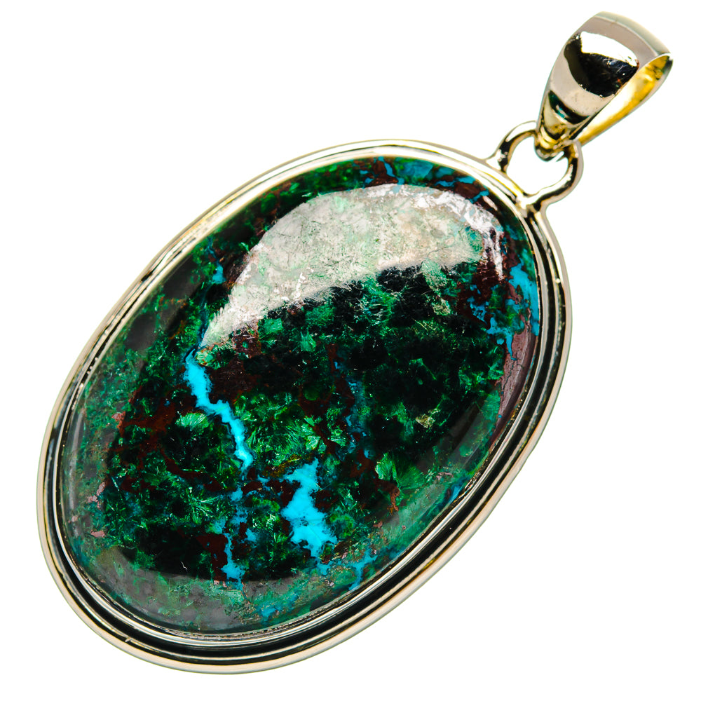 Malachite Pendants handcrafted by Ana Silver Co - PD31120 - Photo 2