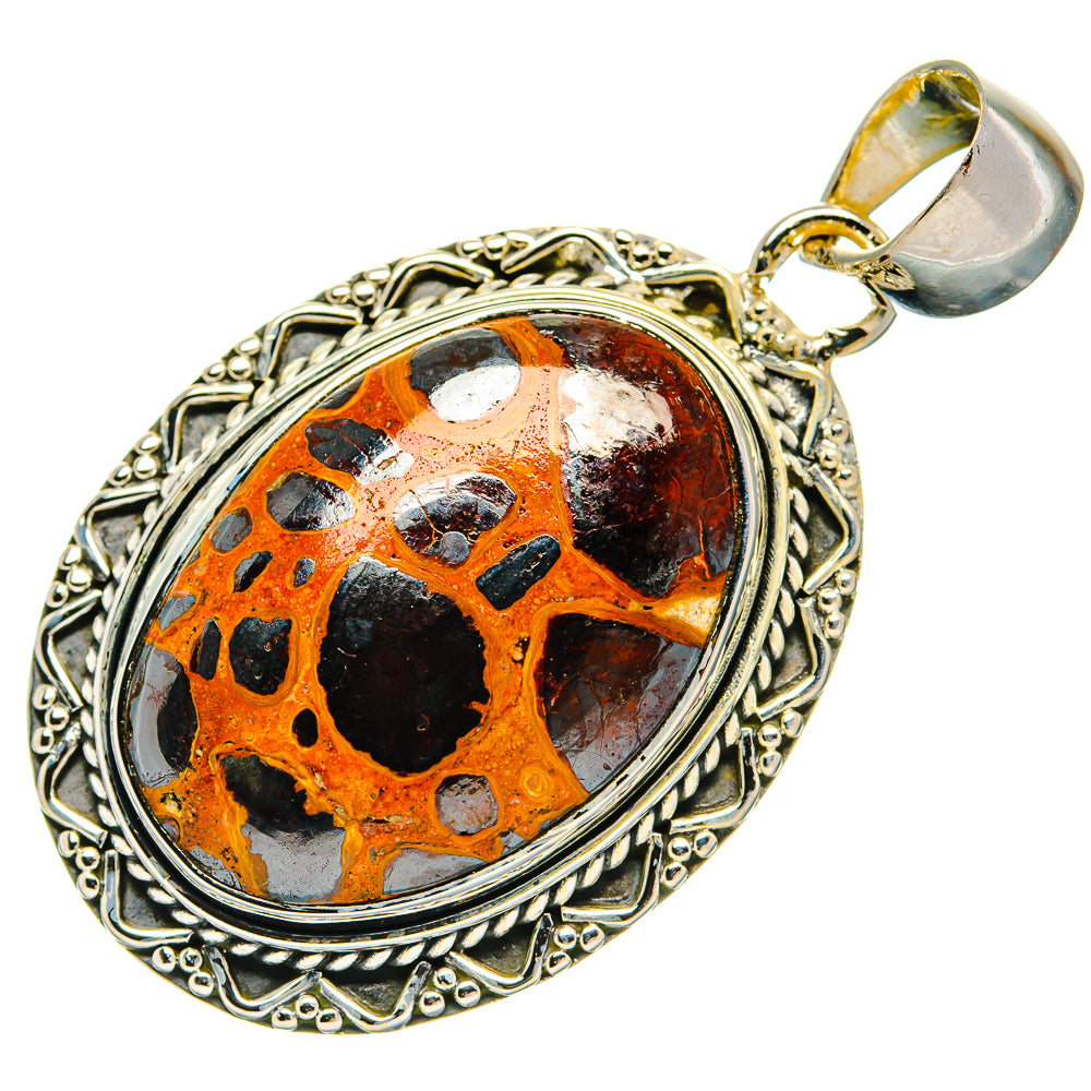 Bauxite Pendants handcrafted by Ana Silver Co - PD31123 - Photo 2