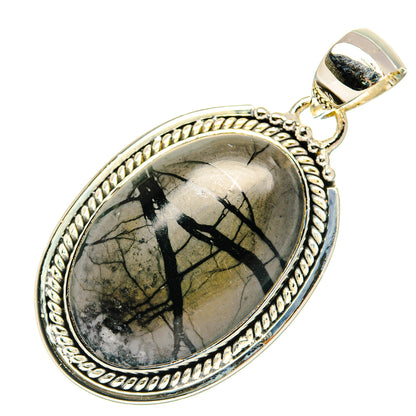 Picasso Jasper Pendants handcrafted by Ana Silver Co - PD31126 - Photo 2