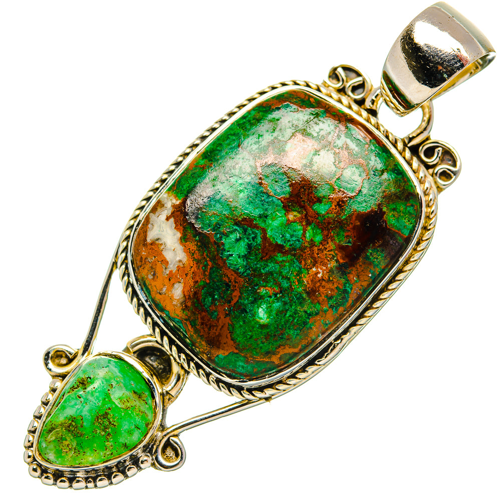 Malachite Pendants handcrafted by Ana Silver Co - PD31129 - Photo 2