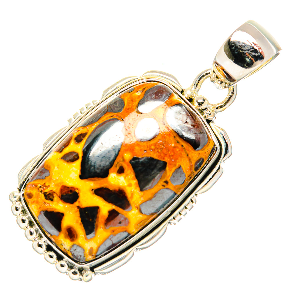 Bauxite Pendants handcrafted by Ana Silver Co - PD31134 - Photo 2