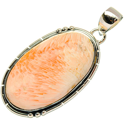 Scolecite Pendants handcrafted by Ana Silver Co - PD31161 - Photo 2