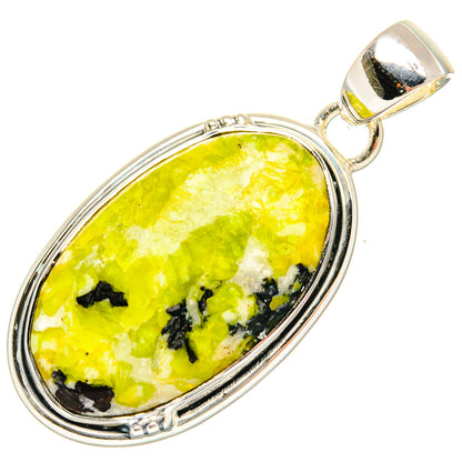 Lizardite Pendants handcrafted by Ana Silver Co - PD31163 - Photo 2