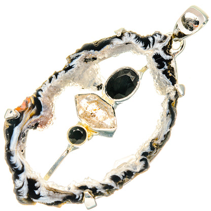 Geode Slice Pendants handcrafted by Ana Silver Co - PD31166 - Photo 2