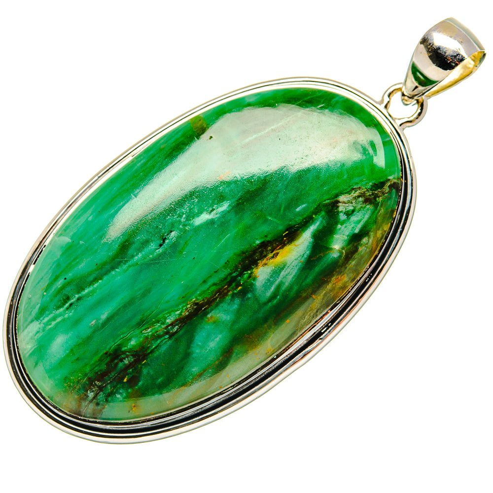 Peruvian Opal Pendants handcrafted by Ana Silver Co - PD31168 - Photo 2