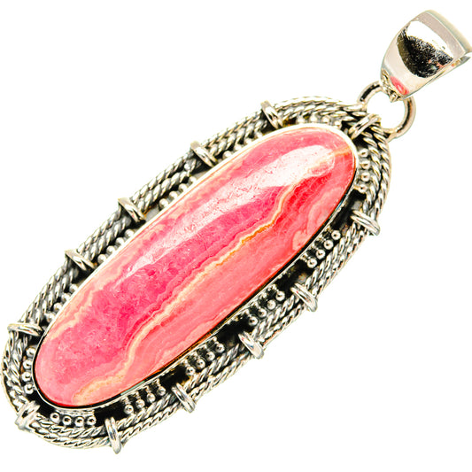 Rhodochrosite Pendants handcrafted by Ana Silver Co - PD31172 - Photo 2