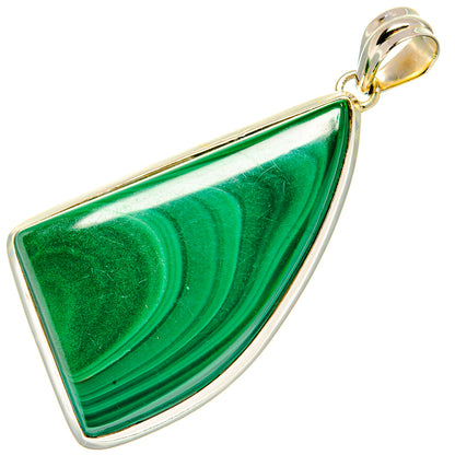 Malachite Pendants handcrafted by Ana Silver Co - PD31174 - Photo 2
