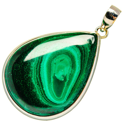 Malachite Pendants handcrafted by Ana Silver Co - PD31177 - Photo 2