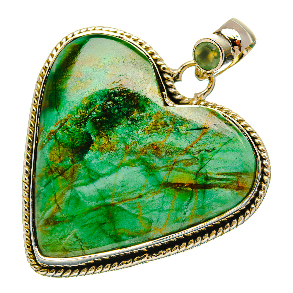 Green Jasper Pendants handcrafted by Ana Silver Co - PD31182 - Photo 2