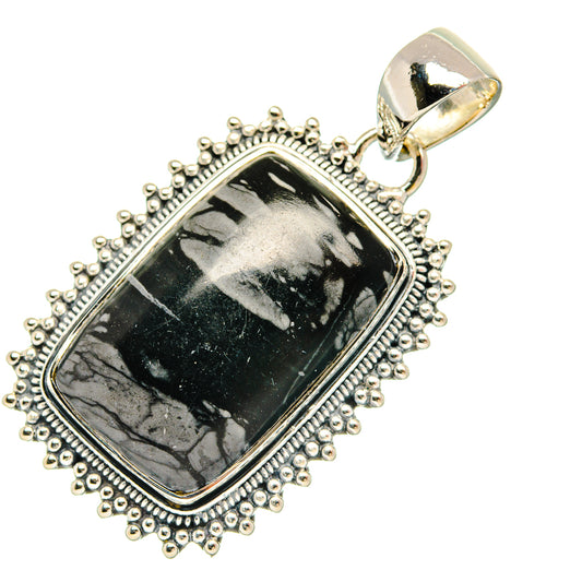 Picasso Jasper Pendants handcrafted by Ana Silver Co - PD31184 - Photo 2