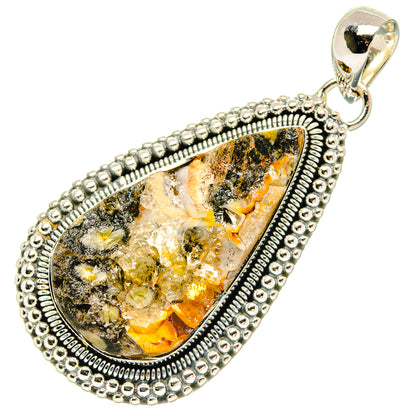 Bumble Bee Jasper Pendants handcrafted by Ana Silver Co - PD31186 - Photo 2