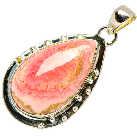 Rhodochrosite Pendants handcrafted by Ana Silver Co - PD31192 - Photo 2