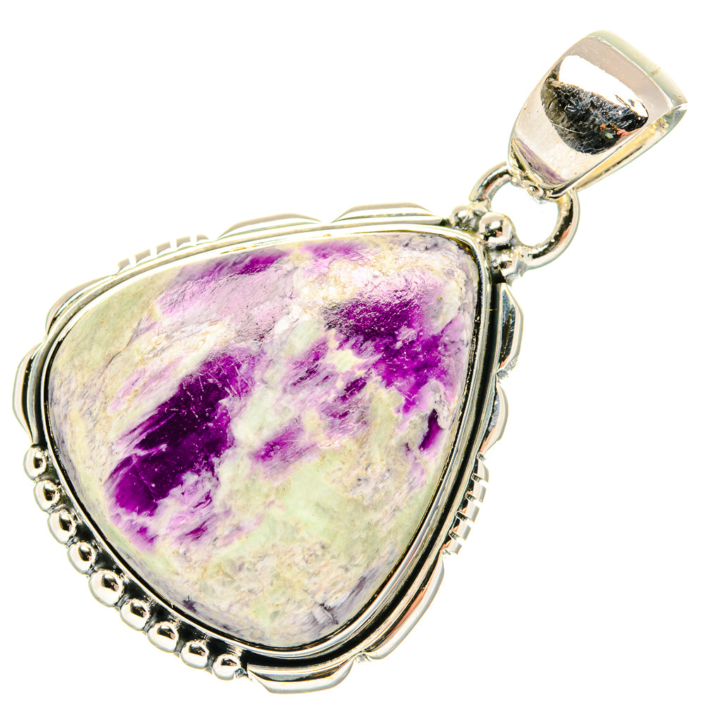 Lepidolite Pendants handcrafted by Ana Silver Co - PD31196 - Photo 2