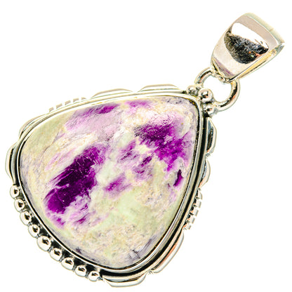 Lepidolite Pendants handcrafted by Ana Silver Co - PD31196 - Photo 2