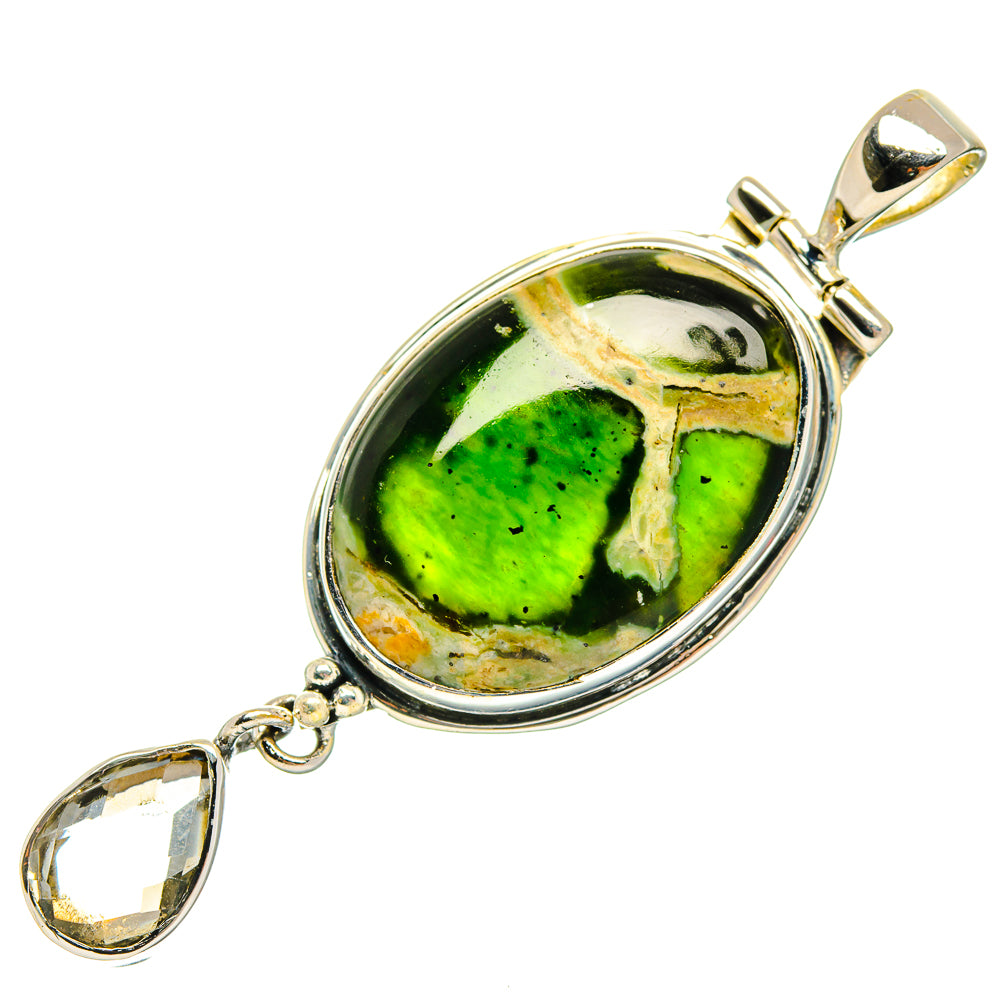 Rainforest Opal Pendants handcrafted by Ana Silver Co - PD31199 - Photo 2