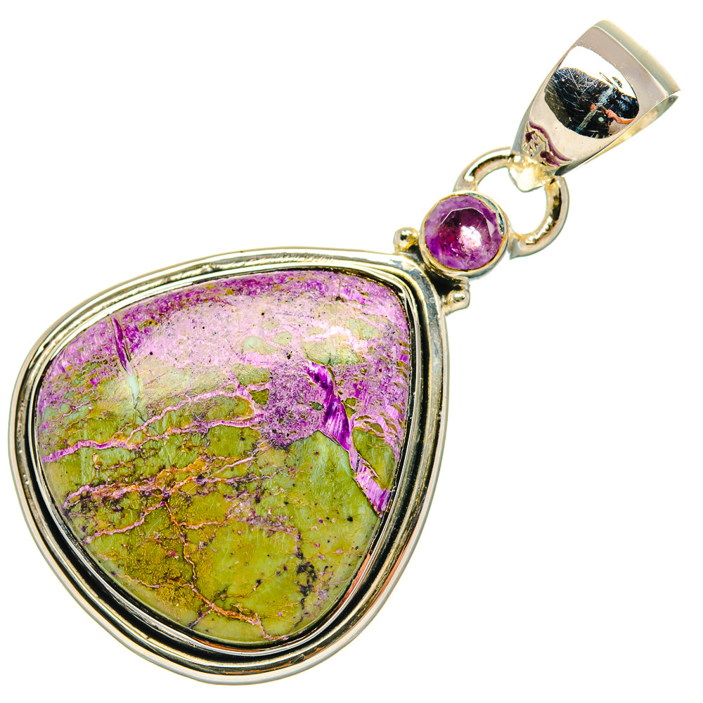 Stichtite Pendants handcrafted by Ana Silver Co - PD31203 - Photo 2