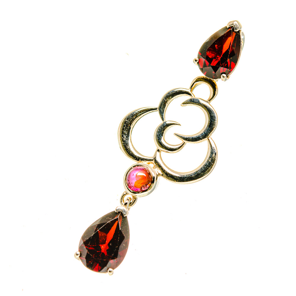 Garnet Pendants handcrafted by Ana Silver Co - PD3123