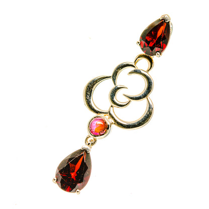 Garnet Pendants handcrafted by Ana Silver Co - PD3123