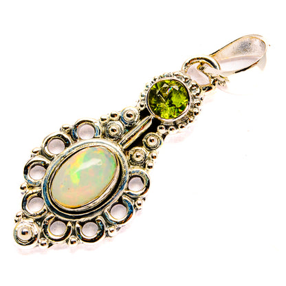 Ethiopian Opal Pendants handcrafted by Ana Silver Co - PD31237 - Photo 2