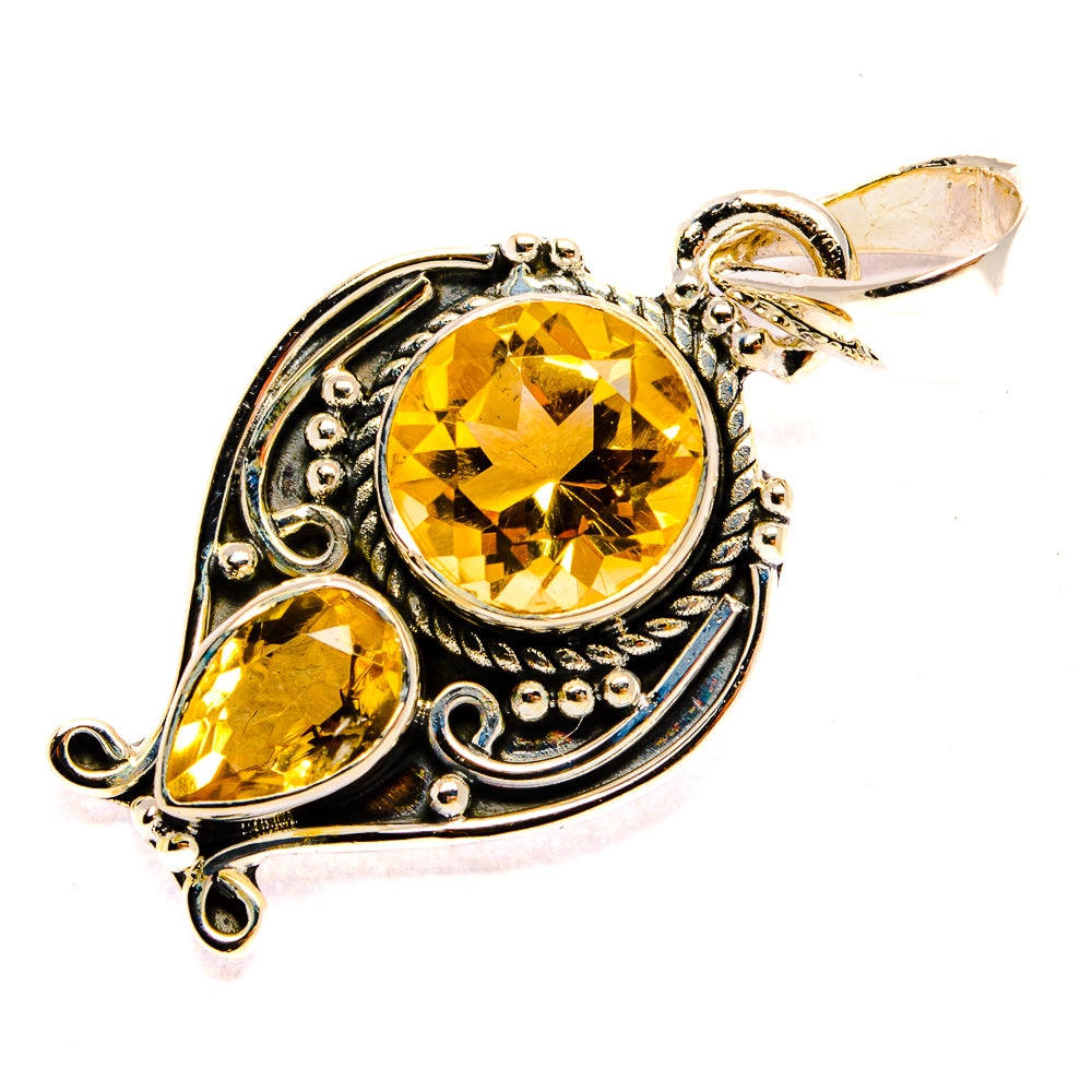 Citrine Pendants handcrafted by Ana Silver Co - PD31242 - Photo 2