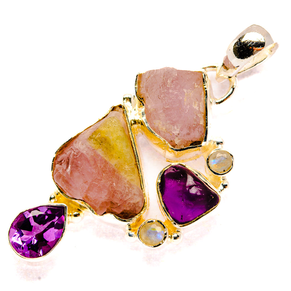 Kunzite Pendants handcrafted by Ana Silver Co - PD31246 - Photo 2