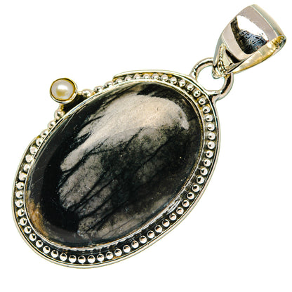 Picasso Jasper Pendants handcrafted by Ana Silver Co - PD31264 - Photo 2