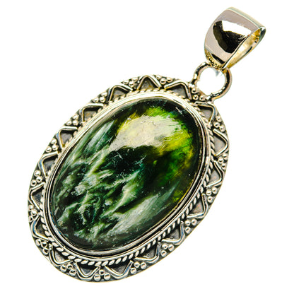 Seraphinite Pendants handcrafted by Ana Silver Co - PD31277 - Photo 2