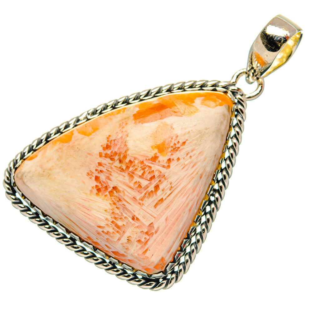 Scolecite Pendants handcrafted by Ana Silver Co - PD31283 - Photo 2