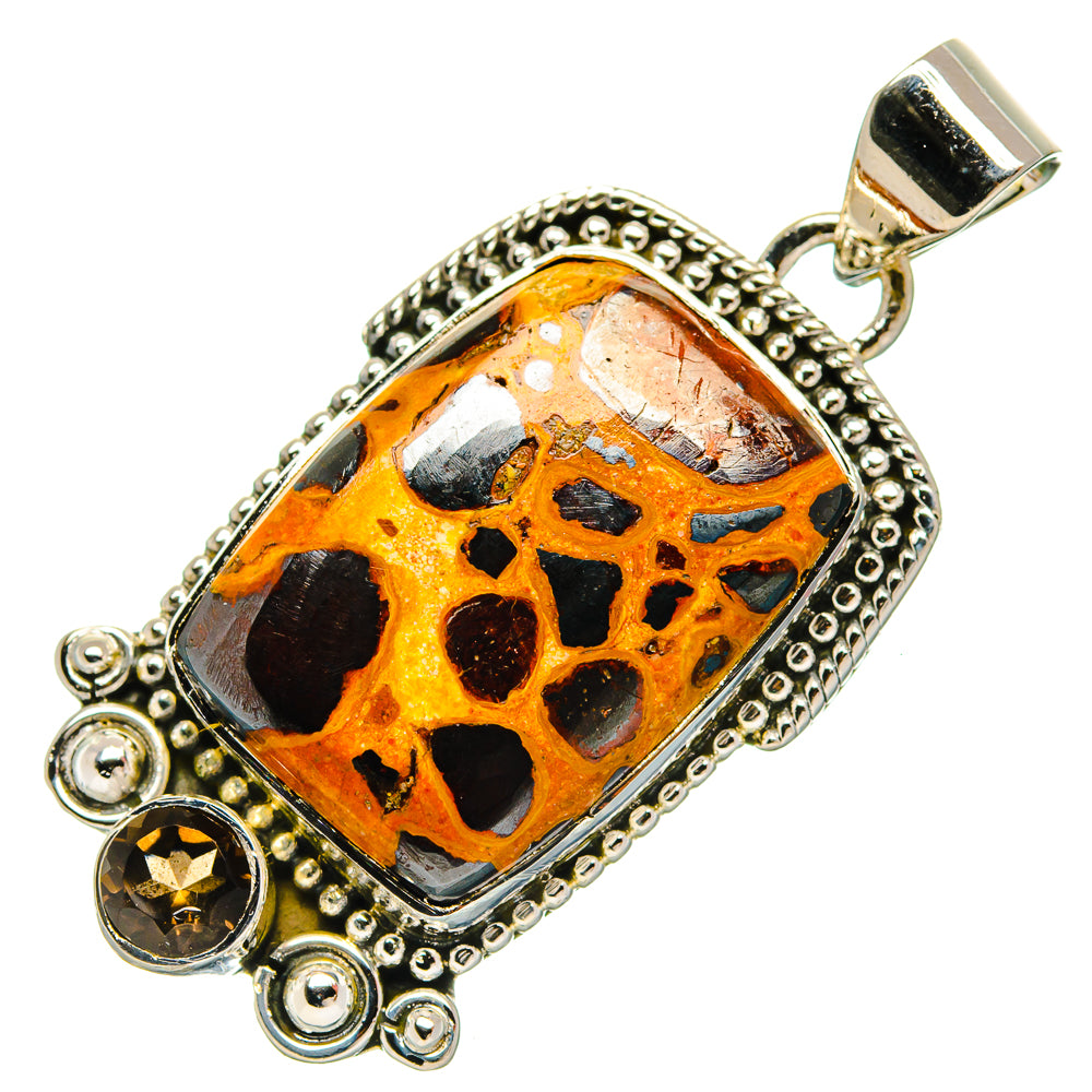 Bauxite Pendants handcrafted by Ana Silver Co - PD31306 - Photo 2