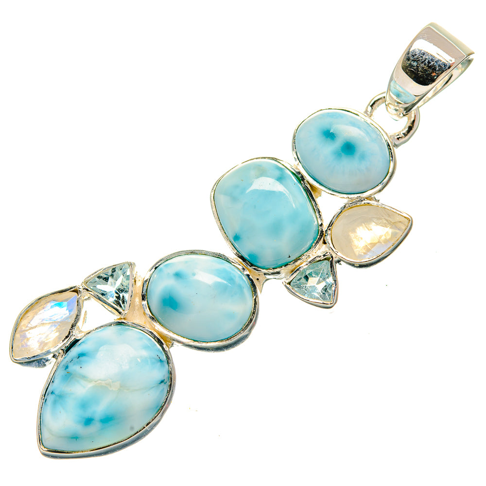 Larimar Pendants handcrafted by Ana Silver Co - PD31308 - Photo 2