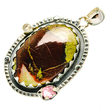 Rainforest Jasper Pendants handcrafted by Ana Silver Co - PD31320 - Photo 2