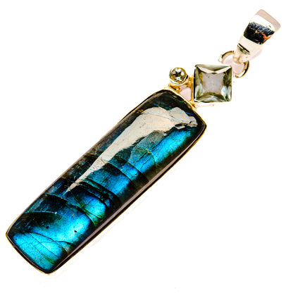 Labradorite Pendants handcrafted by Ana Silver Co - PD31328 - Photo 2