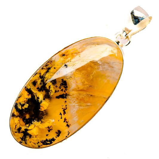 Plume Agate Pendants handcrafted by Ana Silver Co - PD31332 - Photo 2