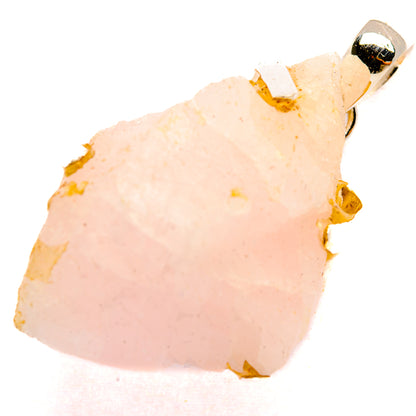 Rose Quartz Pendants handcrafted by Ana Silver Co - PD31343 - Photo 2