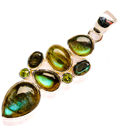 Labradorite Pendants handcrafted by Ana Silver Co - PD31348 - Photo 2