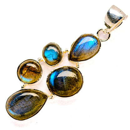Labradorite Pendants handcrafted by Ana Silver Co - PD31353 - Photo 2