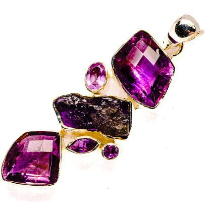 Amethyst Pendants handcrafted by Ana Silver Co - PD31360 - Photo 2