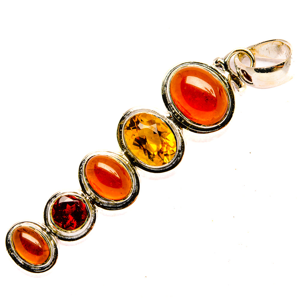Carnelian Pendants handcrafted by Ana Silver Co - PD31366 - Photo 2