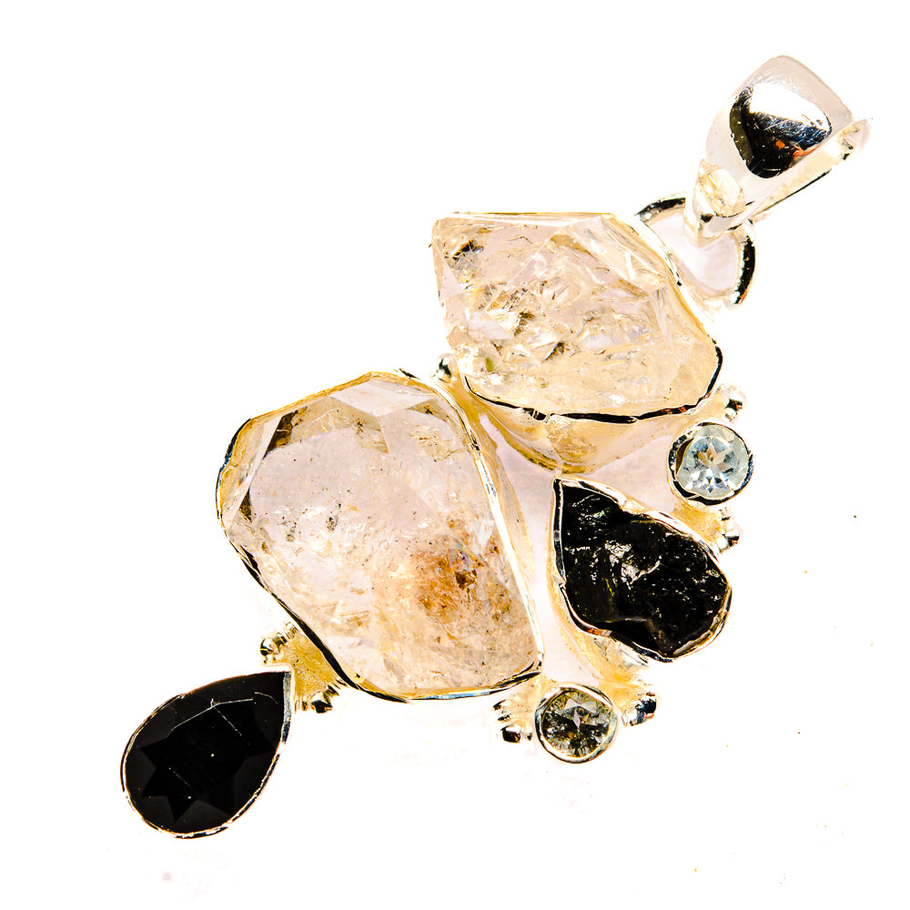 Herkimer Diamond Pendants handcrafted by Ana Silver Co - PD31367 - Photo 2