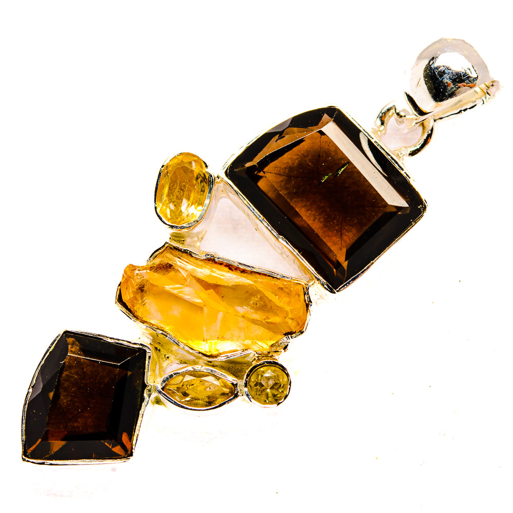 Smoky Quartz Pendants handcrafted by Ana Silver Co - PD31371 - Photo 2