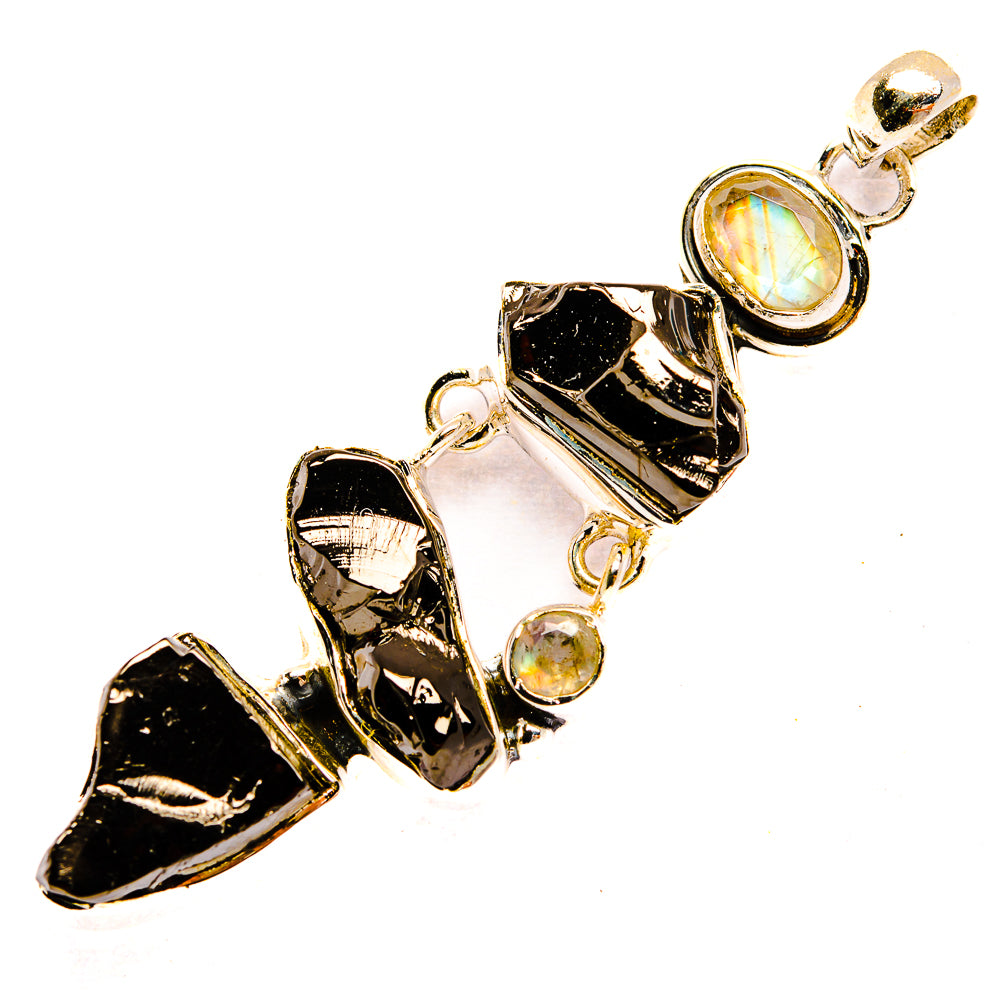 Shungite Pendants handcrafted by Ana Silver Co - PD31373 - Photo 2