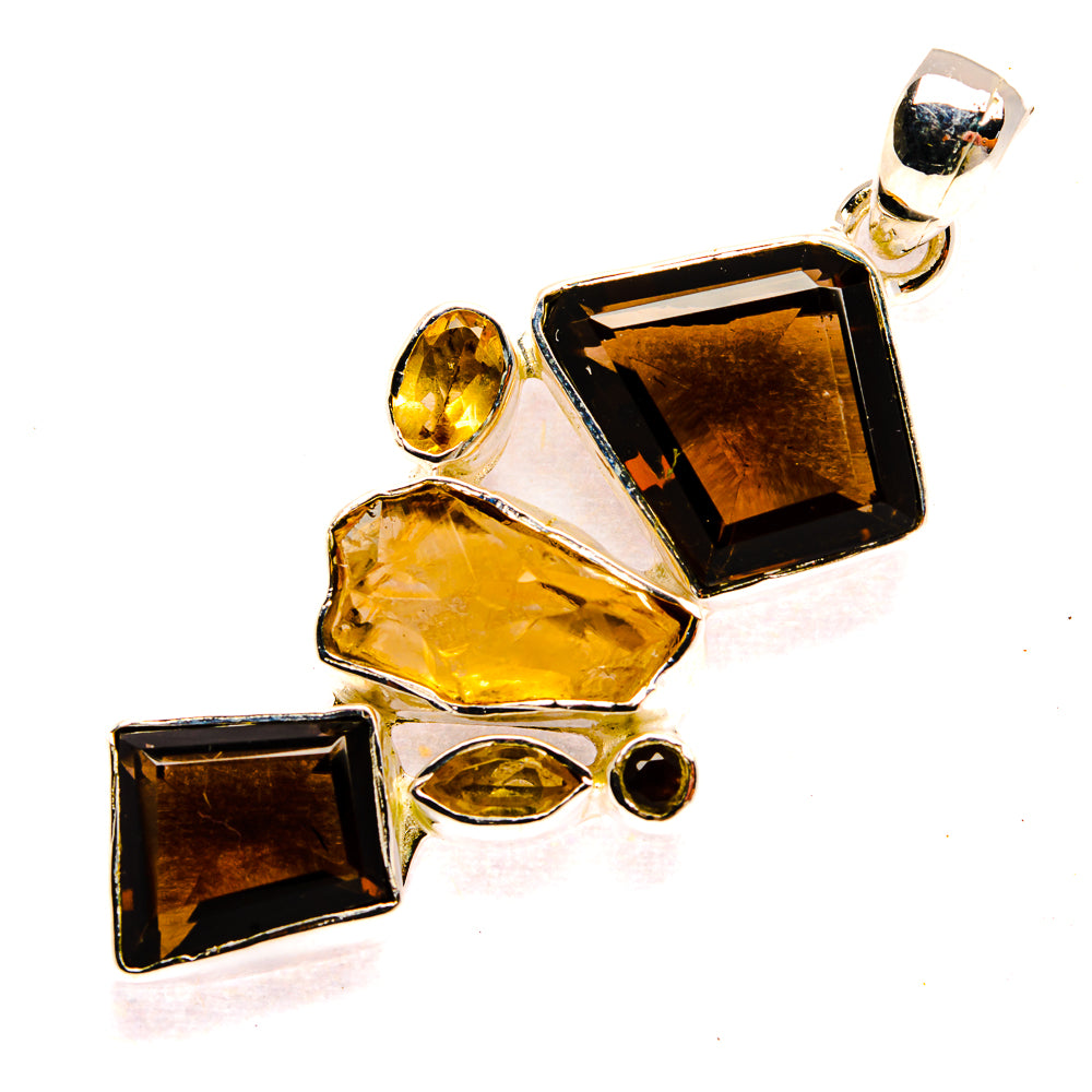 Smoky Quartz Pendants handcrafted by Ana Silver Co - PD31380 - Photo 2
